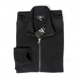 CALVIN KLEIN CZARNA BLUZA MESKA NA ZAMEK